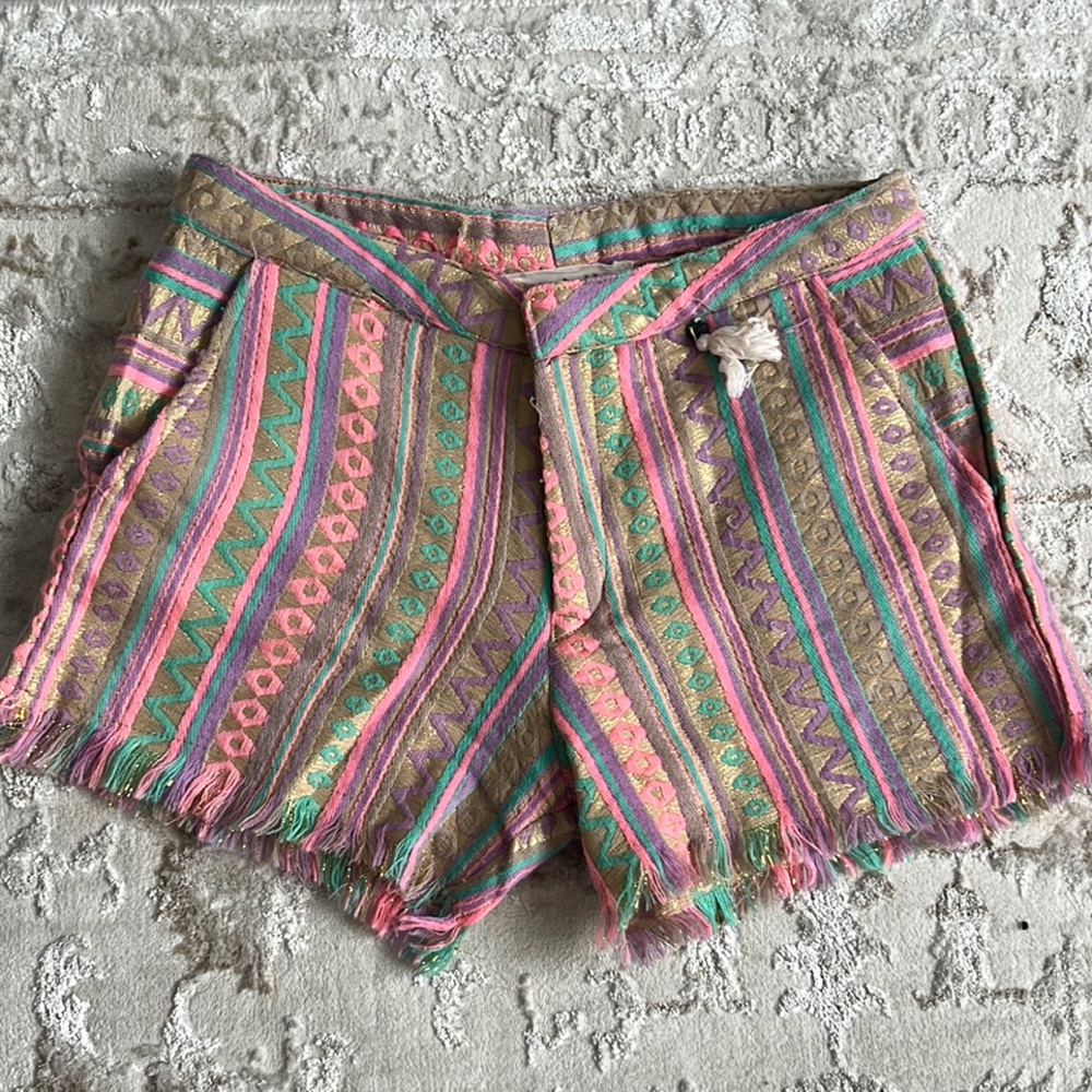 Z&L Tribal Striped Colorful Women's Shorts